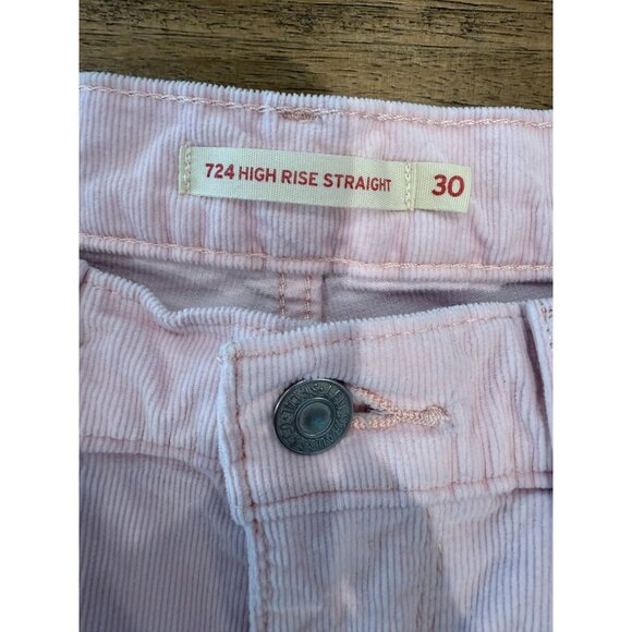 Levi's Women's 724 High-Rise Straight-Leg Corduroy Jeans, size W30 L30 - Picture 15 of 16